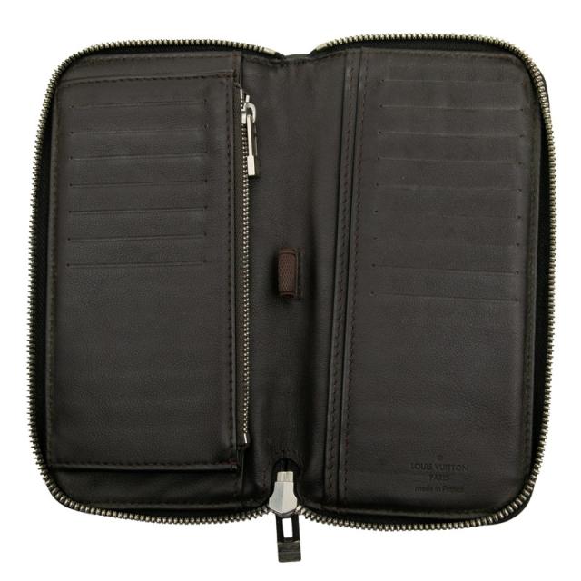 ルイ ヴィトン ダミエ ジェアン ポルトフォイユ ロン ジッペ ラウンドファスナー 長財布 M93546 ノワール LOUIS VUITTON 【中古】_3