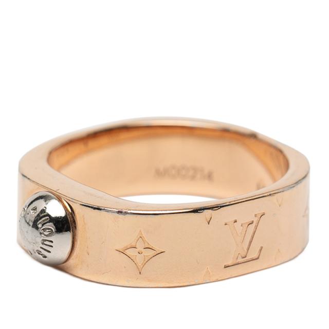 ルイ ヴィトン バーグ  ナノグラム リング 指輪 ＃M MO0214 ピンクゴールド メッキ レディース LOUIS VUITTON 【中古】_1