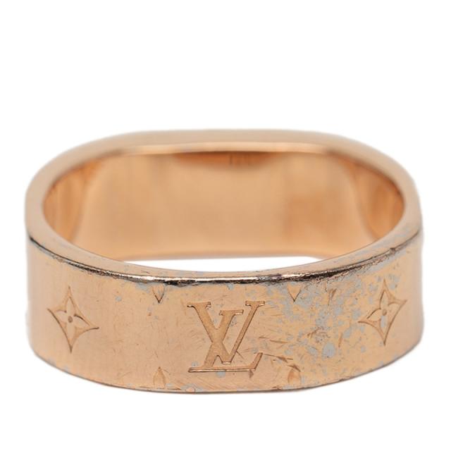 ルイ ヴィトン バーグ  ナノグラム リング 指輪 ＃M MO0214 ピンクゴールド メッキ レディース LOUIS VUITTON 【中古】_2