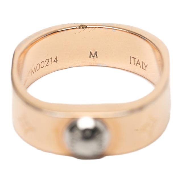 ルイ ヴィトン バーグ  ナノグラム リング 指輪 ＃M MO0214 ピンクゴールド メッキ レディース LOUIS VUITTON 【中古】_5