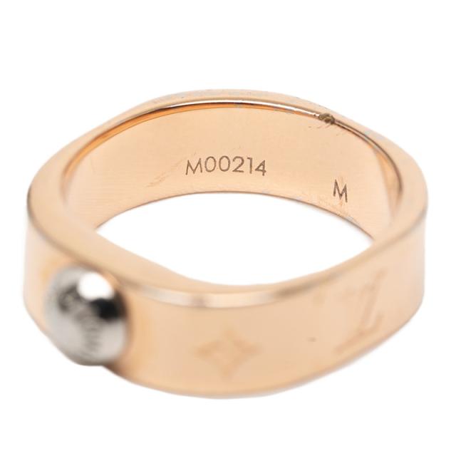 ルイ ヴィトン バーグ  ナノグラム リング 指輪 ＃M MO0214 ピンクゴールド メッキ レディース LOUIS VUITTON 【中古】_3