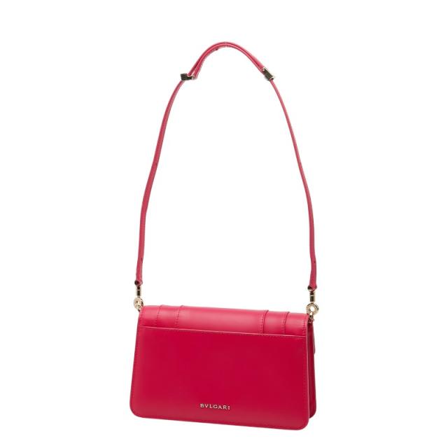 ブルガリ セルペンティ フォーエバー ショルダーバッグ ピンク レザー レディース BVLGARI 【中古】_1
