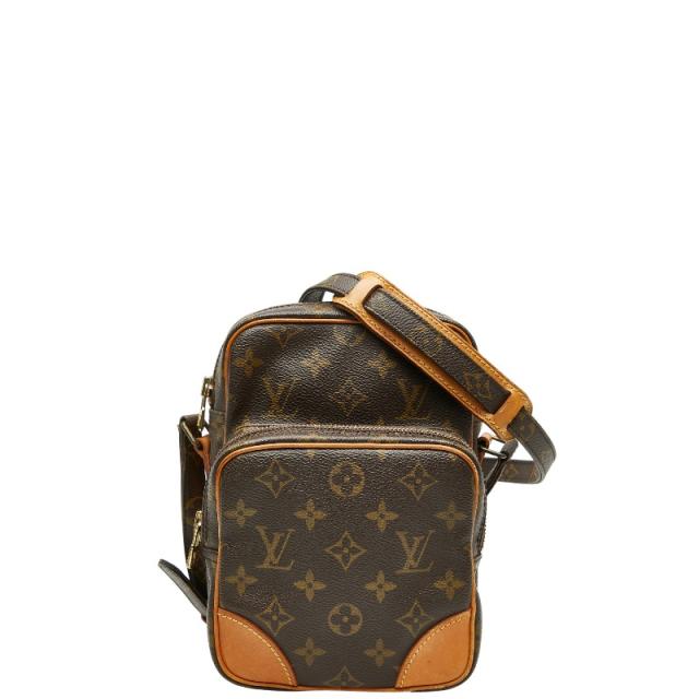 ルイ ヴィトン モノグラム アマゾン 斜め掛け ショルダーバッグ M45236 ブラウン PVC レザー レディース LOUIS VUITTON 【中古】