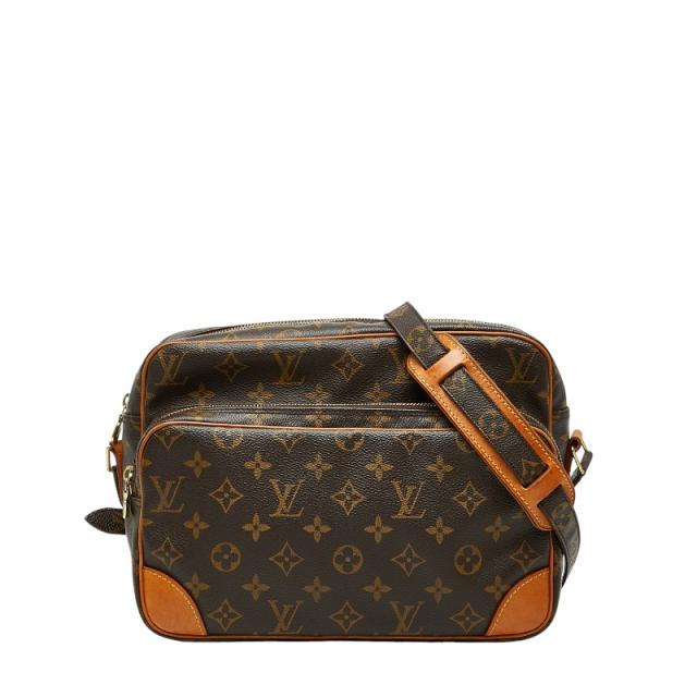 ルイ ヴィトン モノグラム ナイル 斜め掛け ショルダーバッグ M45244 ブラウン PVC レザー レディース LOUIS VUITTON 【中古】