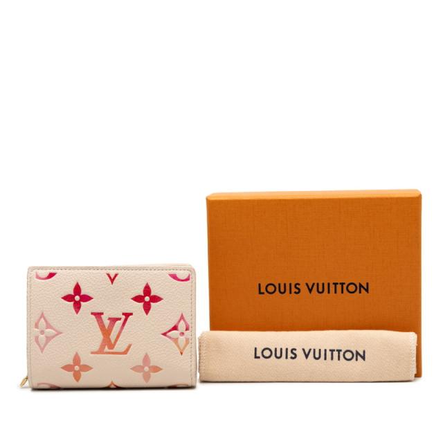 ルイ ヴィトン モノグラム アンプラント ポルト フォイユ クレア 二つ折り財布 M83481 サンライズアクワレル LOUIS VUITTON 【中古】_6