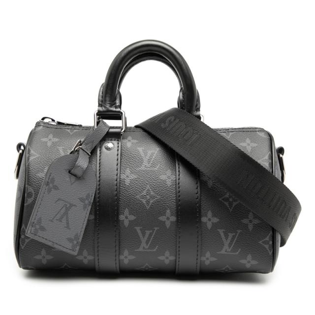 ルイ ヴィトン モノグラム エクリプス リバース キーポル バンドリエール25  ハンドバッグ M46271 LOUIS VUITTON 【中古】