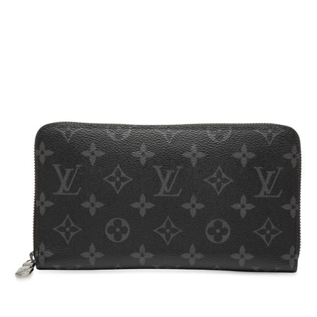 ルイ ヴィトン モノグラム エクリプス ジッピー オーガナイザーNM ラウンドファスナー 長財布 M82081 メンズ LOUIS VUITTON 【中古】