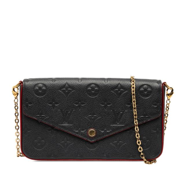 ルイ ヴィトン モノグラム アンプラント ポシェット フェリシー ショルダーバッグ M64099 マリーヌルージュ LOUIS VUITTON 【中古】