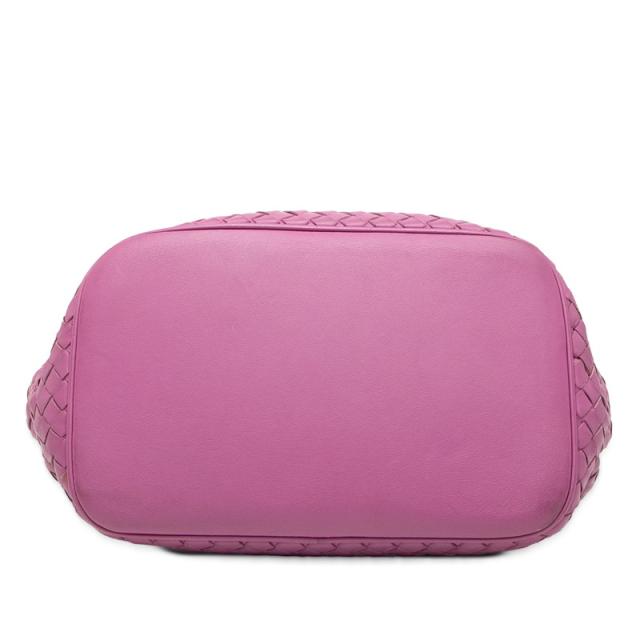 ボッテガヴェネタ イントレチャート ハンドバッグ ショルダーバッグ 2WAY パープル レザー レディース BOTTEGAVENETA 【中古】_2