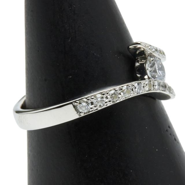 Pt900 プラチナ ダイヤ0.303ct ダイヤ0.30ct リング 指輪 レディース 12.5号 中古_2