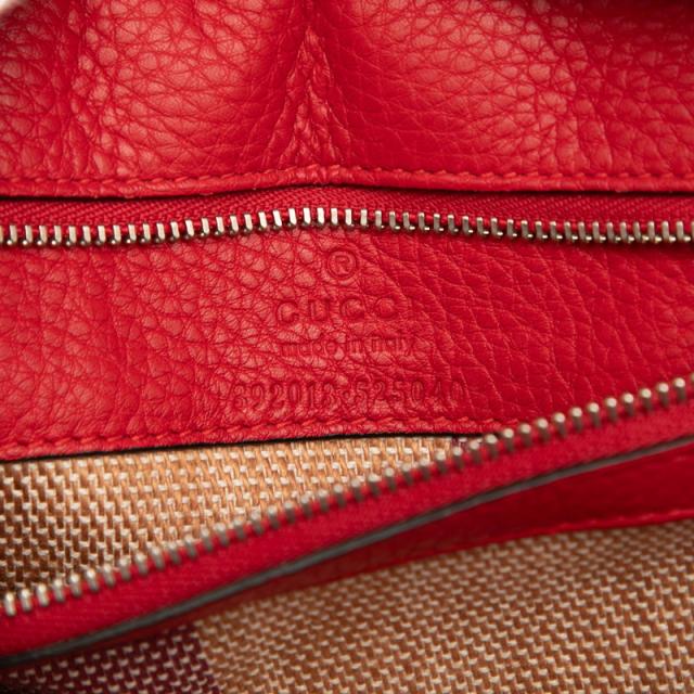 グッチ バンブー デイリー ハンドバッグ ショルダーバッグ 2WAY 392013 レッド レザー レディース GUCCI 【中古】_5