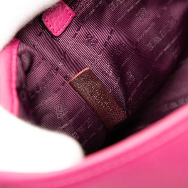 ロエベ アナグラム アラモ28 ハンドバッグ ショルダーバッグ 2WAY ピンク レザー レディース LOEWE 【中古】_5