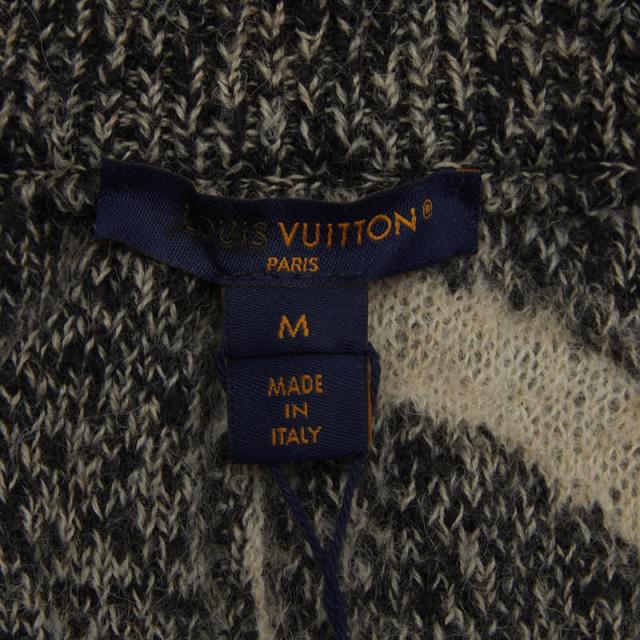 ルイ ヴィトン ニット バミューダパンツ サイズM グレー オフホワイト ウール リネン コットン アルパカ LOUIS VUITTON 【中古】_3