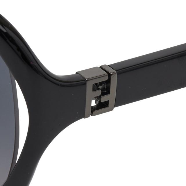 フェンディ FFロゴ サングラス ウェリントン グラデーションレンズ FF0032/F/S ブラック プラスチック レディース FENDI 【中古】_3