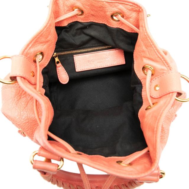 バレンシアガ ジャイアント ミニポンポン ハンドバッグ ショルダーバッグ 2WAY 285439 ピンク レザー レディース BALENCIAGA 【中古】_3