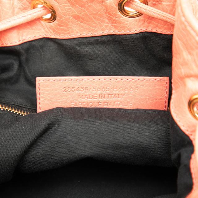 バレンシアガ ジャイアント ミニポンポン ハンドバッグ ショルダーバッグ 2WAY 285439 ピンク レザー レディース BALENCIAGA 【中古】_5
