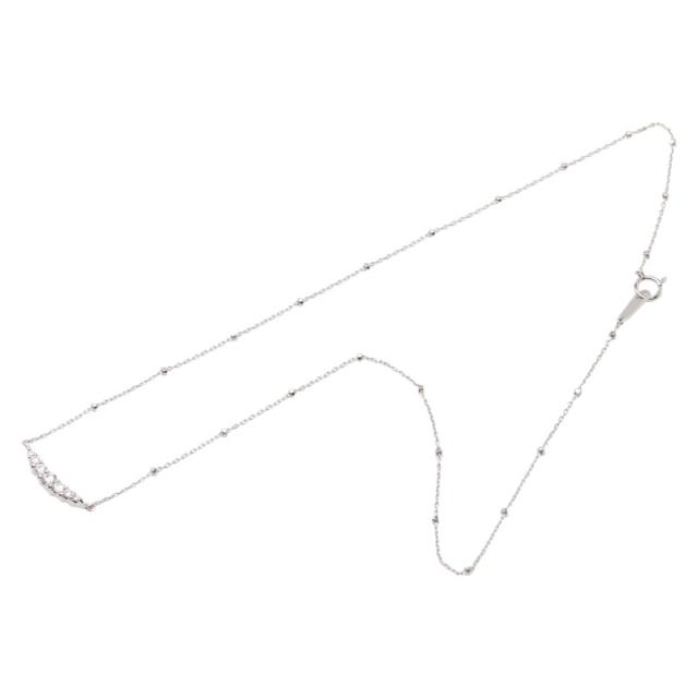 Pt900 プラチナ Pt850 プラチナ ダイヤ0.30ct ネックレス レディース 中古_3