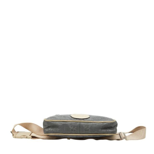 グッチ GGナイロン オフザグリッド ベルトバッグ ボディバッグ 631341 グレー ベージュ ナイロン レザー メンズ GUCCI 【中古】_2
