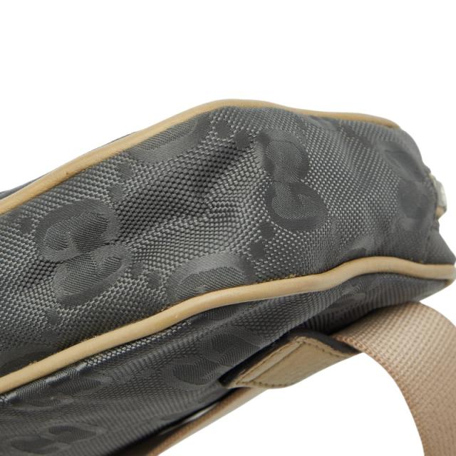グッチ GGナイロン オフザグリッド ベルトバッグ ボディバッグ 631341 グレー ベージュ ナイロン レザー メンズ GUCCI 【中古】_3