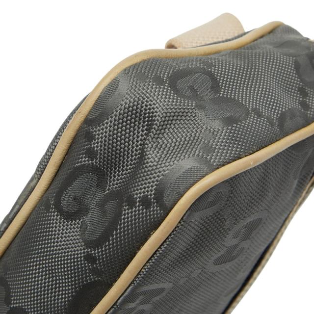 グッチ GGナイロン オフザグリッド ベルトバッグ ボディバッグ 631341 グレー ベージュ ナイロン レザー メンズ GUCCI 【中古】_4