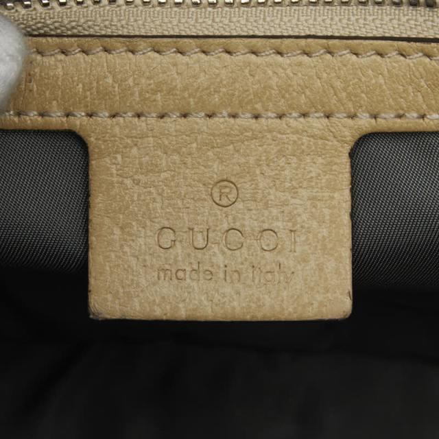 グッチ GGナイロン オフザグリッド ベルトバッグ ボディバッグ 631341 グレー ベージュ ナイロン レザー メンズ GUCCI 【中古】_6