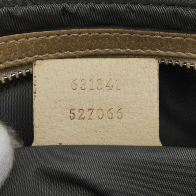 グッチ GGナイロン オフザグリッド ベルトバッグ ボディバッグ 631341 グレー ベージュ ナイロン レザー メンズ GUCCI 【中古】_7