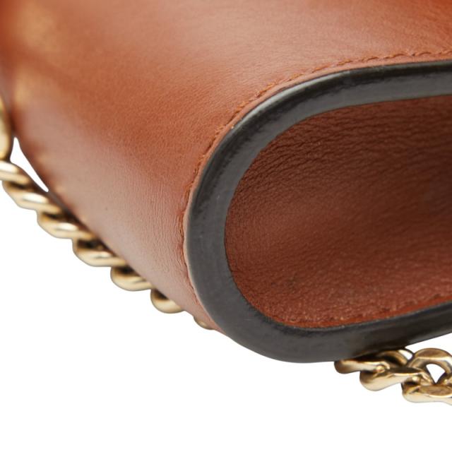 クロエ フェイ 斜め掛け ショルダーバッグ ブラウン レザー スウェット レディース Chloe 【中古】_5