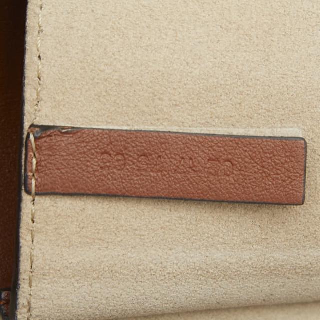 クロエ フェイ 斜め掛け ショルダーバッグ ブラウン レザー スウェット レディース Chloe 【中古】_8