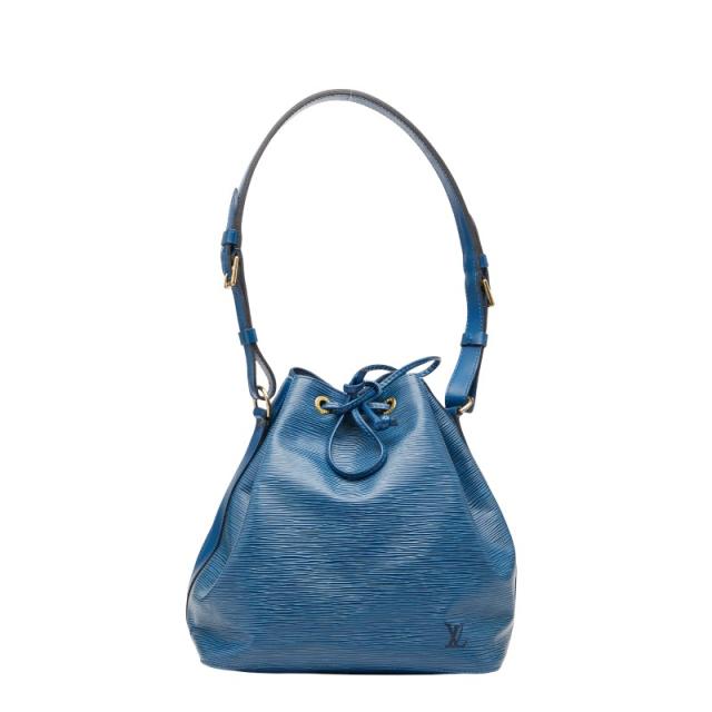 ルイ ヴィトン エピ プチノエ ワンショルダーバッグ ハンドバッグ M44105 トレドブルー  レザー レディース LOUIS VUITTON 【中古】