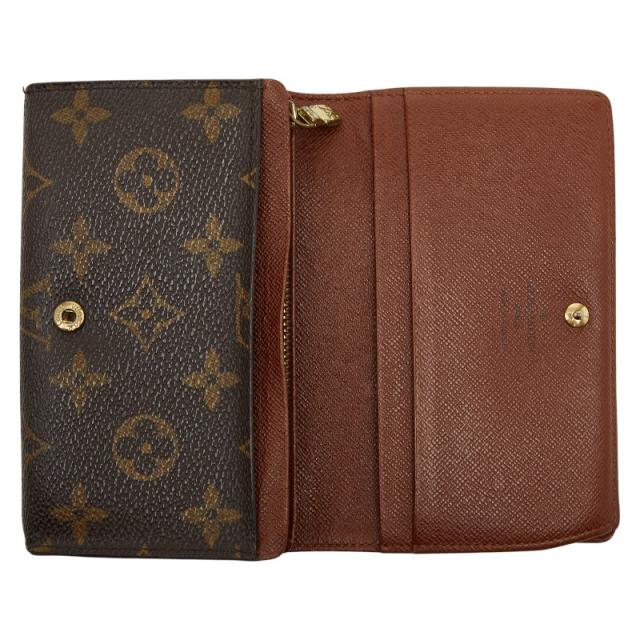 1円 LOUIS VUITTON ルイヴィトン M61736 モノグラム ポルトフォイユ 