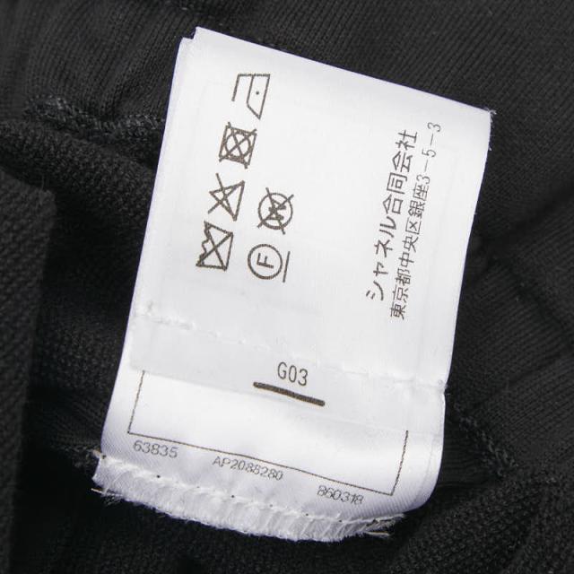 シャネル ココビーチ ノースリーブ ハーフジップトップス サイズ34 P76205V63537 ブラック コットン レディース CHANEL 【中古】_6