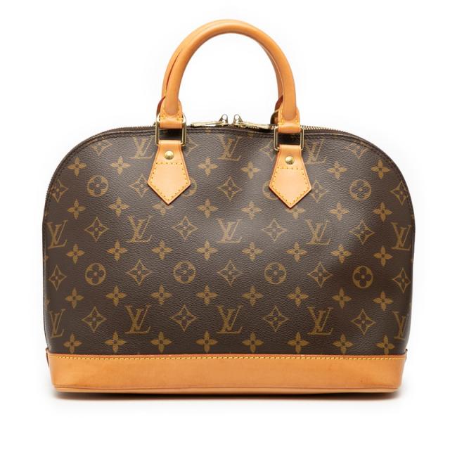 ルイ ヴィトン モノグラム アルマPM ハンドバッグ M51130 ブラウン PVC レザー レディース LOUIS VUITTON 【中古】