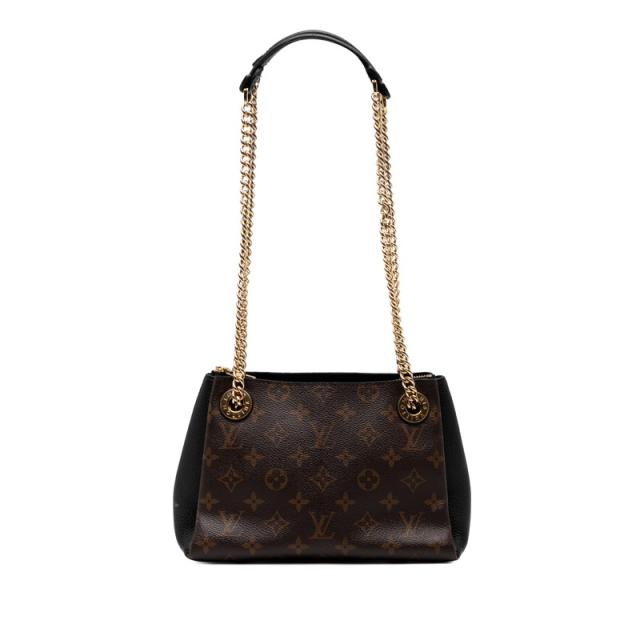 ルイ ヴィトン モノグラム スレンヌBB チェーンショルダーバッグ ハンドバッグ M43775 ブラウン ブラック PVC LOUIS VUITTON 【中古】