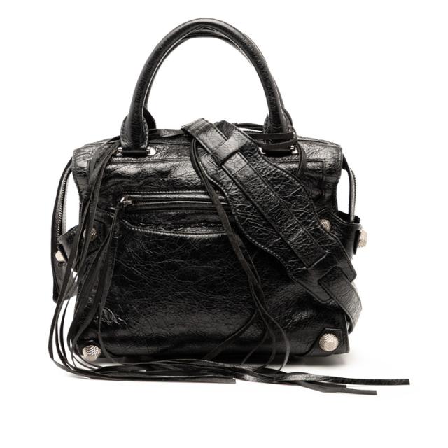 バレンシアガ シティ ハンドバッグ ショルダーバッグ 2WAY 443721 ブラック レザー レディース BALENCIAGA 【中古】