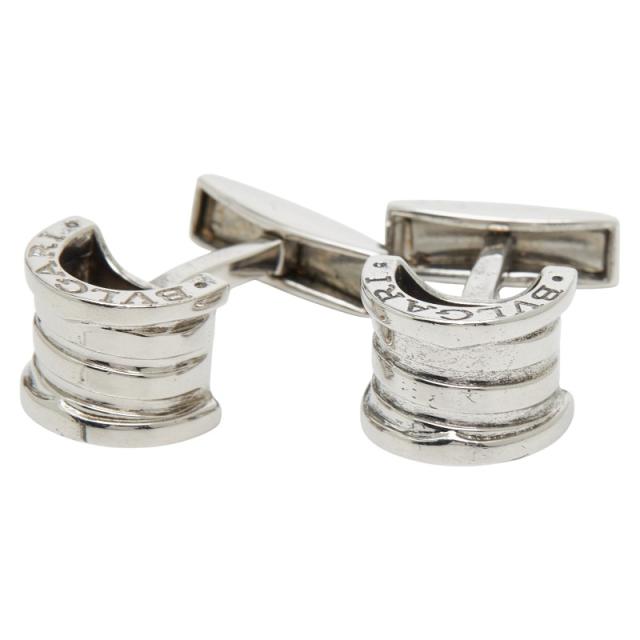 ブルガリ ブルガリブルガリ カフス カフリンクス シルバー SV925 シルバー メンズ BVLGARI 【中古】