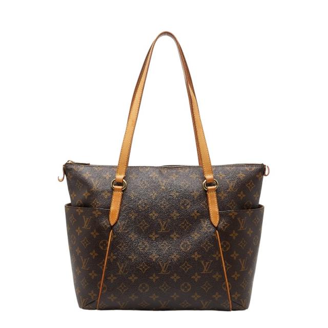 ルイ ヴィトン モノグラム トータリー MM ショルダーバッグ トートバッグ M56689 ブラウン PVC レザー レディース LOUIS VUITTON 【中古】