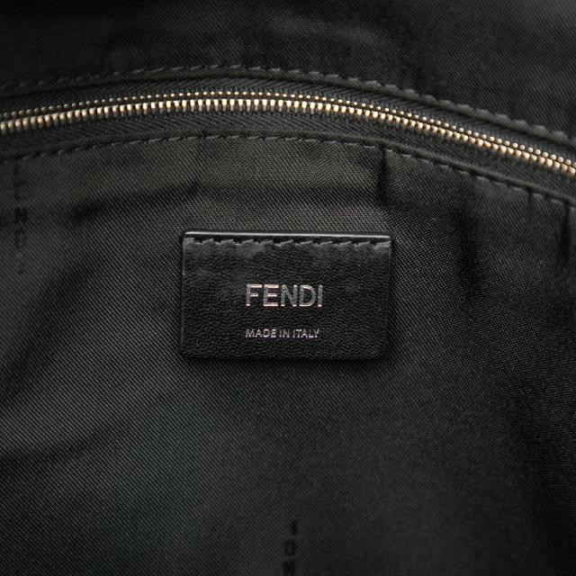 フェンディ バッグバグズ モンスター トートバッグ 7VA367 ブラック ナイロン レザー レディース FENDI 【中古】_4