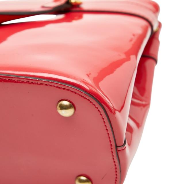 グッチ ホースビット ハンドバッグ ピンク パテントレザー レディース GUCCI 【中古】_5