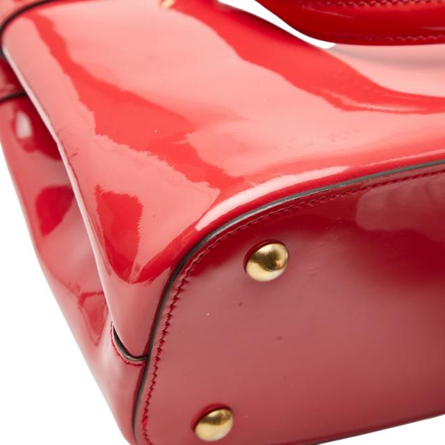 グッチ ホースビット ハンドバッグ ピンク パテントレザー レディース GUCCI 【中古】_6