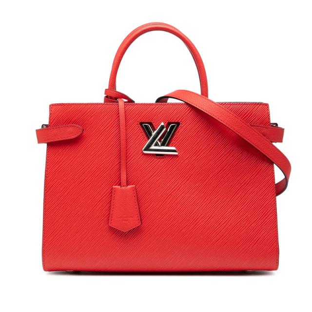ルイ ヴィトン エピ ツイストトート トートバッグ ショルダーバッグ 2WAY M54811 コクリコ レッド ネイビー LOUIS VUITTON 【中古】