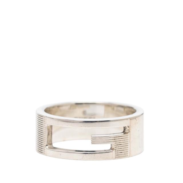 GUCCI グッチ ブランデッド 指輪 G SV925 19号 箱有り 袋あり 美品 グッチ