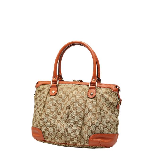 グッチ GGキャンバス スーキー ハンドバッグ ショルダーバッグ 2WAY 