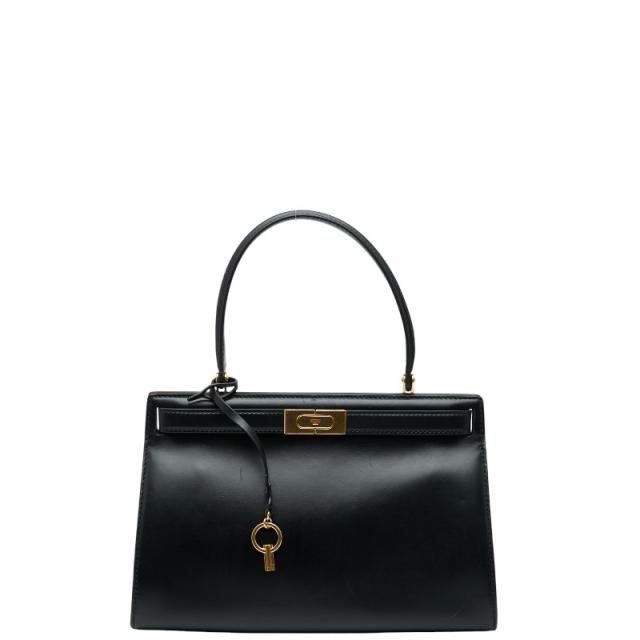 トリーバーチ ハンドバッグ ブラック レザー レディース Tory Burch 【中古】