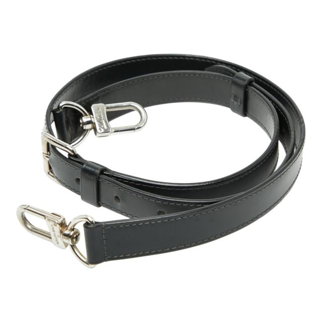 ルイ ヴィトン ショルダーストラップ ブラック レザー レディース LOUIS VUITTON 【中古】