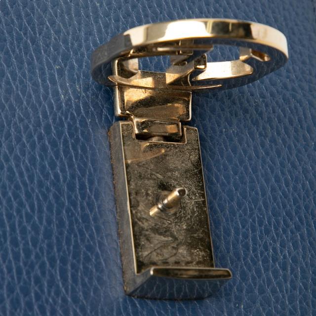 グッチ インターロッキングG チェーン ショルダーバッグ 510304 ブルー レザー レディース GUCCI 【中古】_3