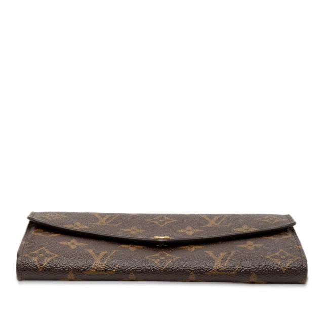 ルイ ヴィトン モノグラム ポルトフォイユ サラ 長財布 M60531 ブラウン PVC レザー レディース LOUIS VUITTON 【中古】
