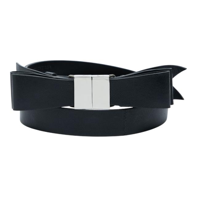 バレンシアガ シュロの葉 胴締め 黒いこと なめし革 メンズ BALENCIAGA 【中古】