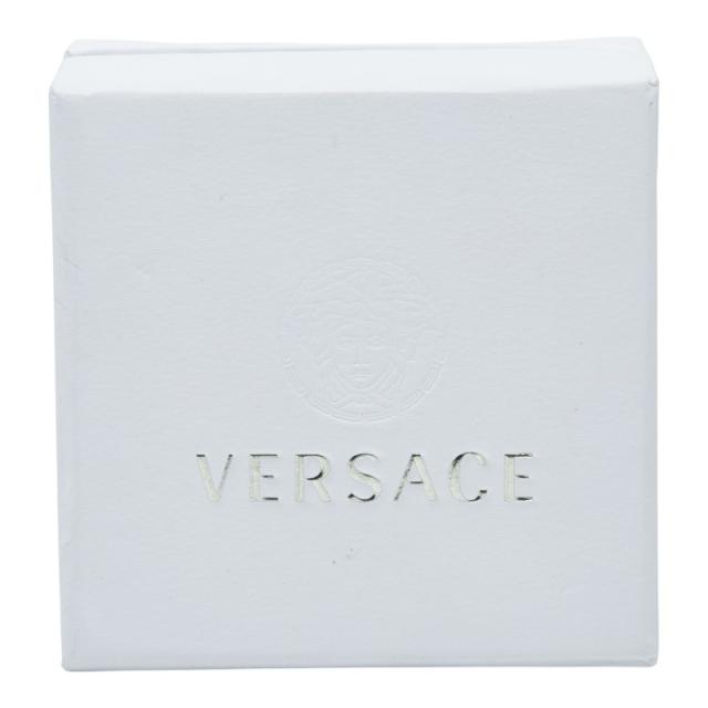 ヴェルサーチェ メドゥーサ 折り返し しろがね色 黒いこと 金属元素 メンズ VERSACE 【中古】