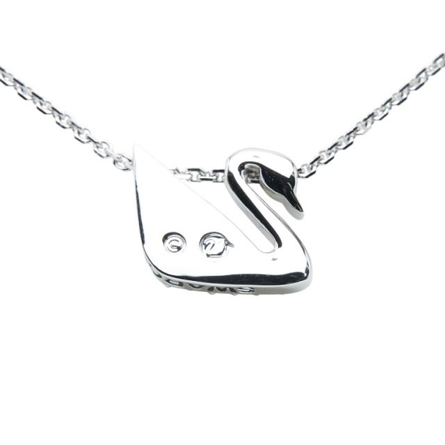 スワロフスキー スワン ラインストーン ネックレス シルバー メタル レディース SWAROVSKI 【中古】_2