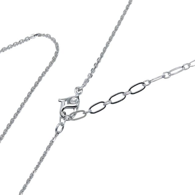 スワロフスキー スワン ラインストーン ネックレス シルバー メタル レディース SWAROVSKI 【中古】_4